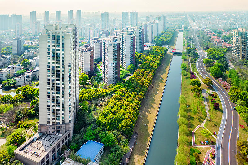 DJI_0221组照《后塘河绿廊》（2024.4.9摄于钟楼区“运河大水环”的重要组成部分——新运河绿廊——后塘河绿廊。生态   ）H.jpg